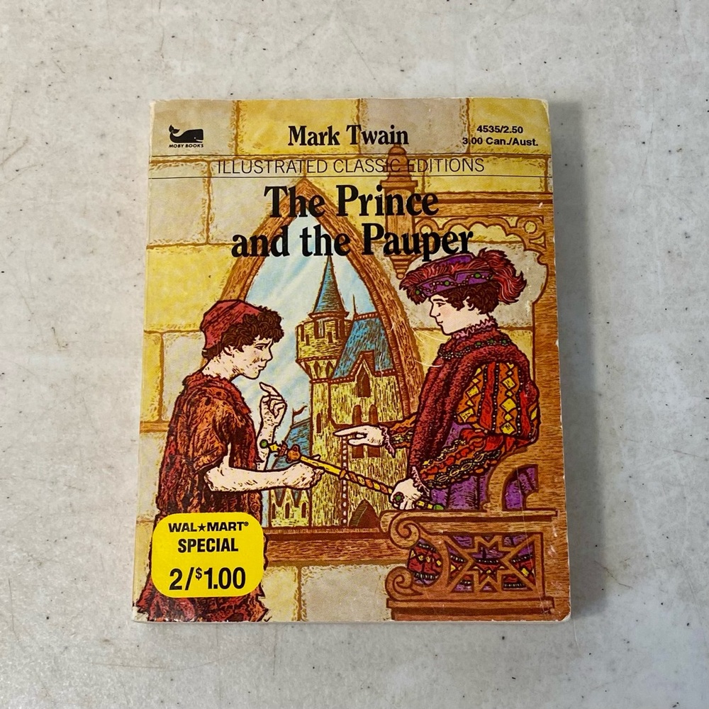 The Prince and the Pauper by Mark Twain Illustrated Classic Editions Moby 1983